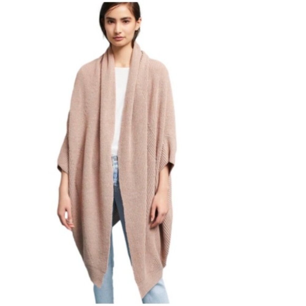 Anthropologie‎'s Sleeping On Snow Cocoon Knit Sweater OS